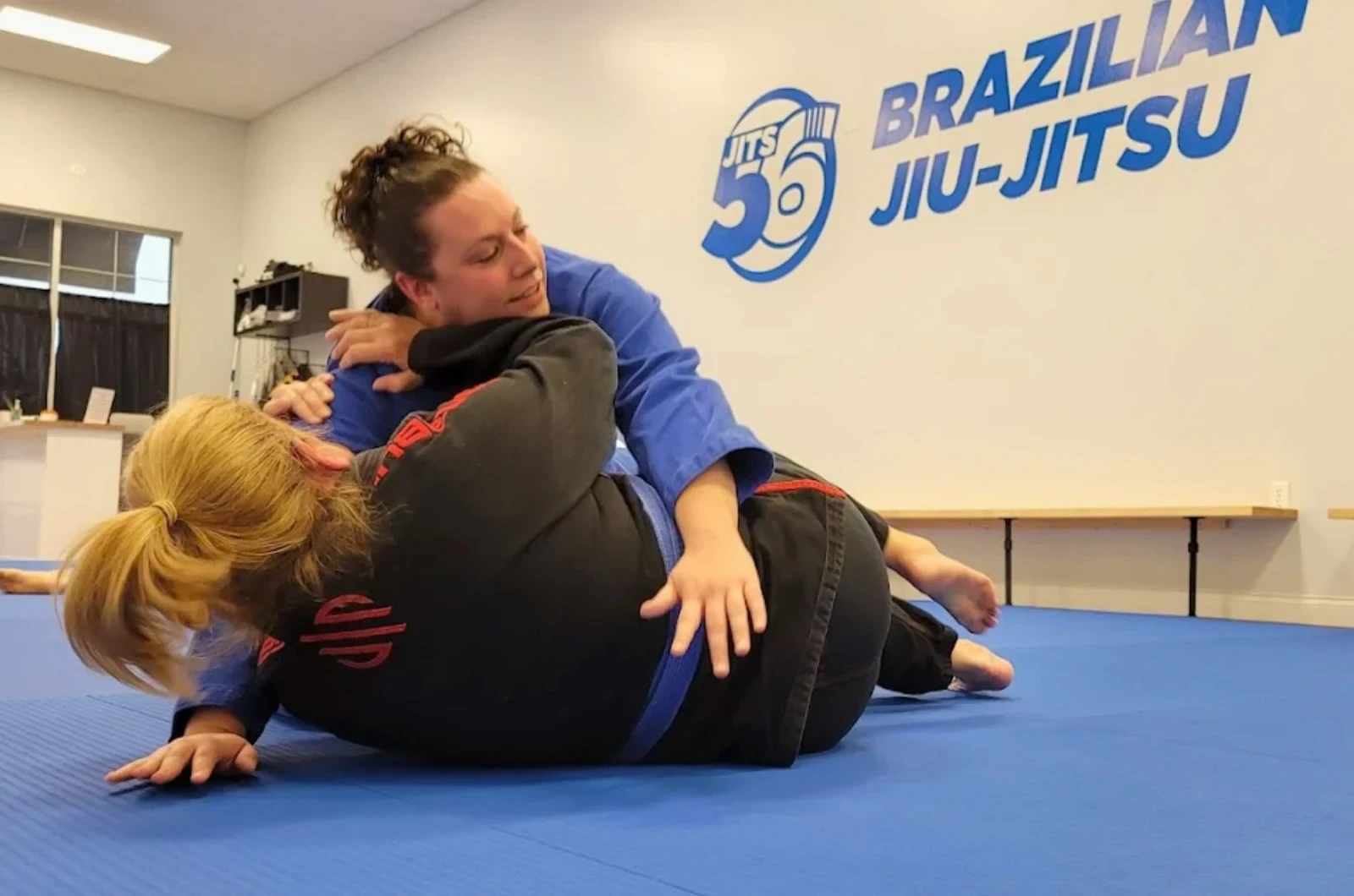 BJJ self-defense training at Jits 56 Brazilian Jiu-Jitsu